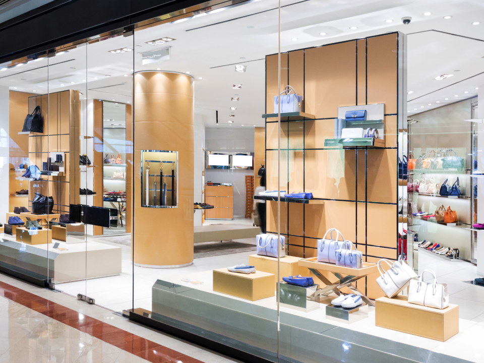 luxury reatil store in london